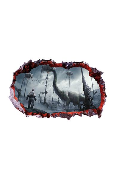 BV Decorative sticker with Dinosaurs, 85 cm, 4246ST-1