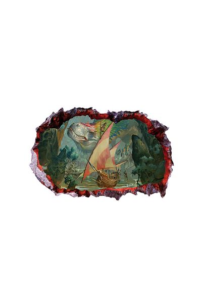 BV Decorative sticker with Dinosaurs, 85 cm, 4434ST-1