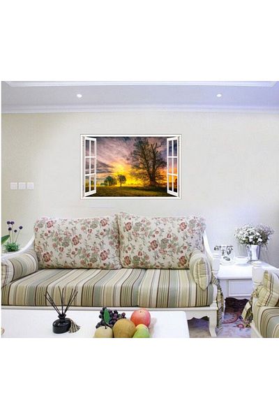 BV Decorative sticker, 3D Window, Sky, 85 cm, 681STK