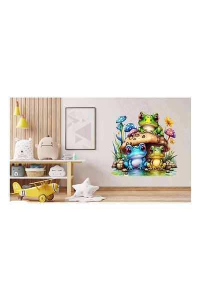 BV Decorative Sticker with Frogs, Multicolor, 60 cm, 1200PCS