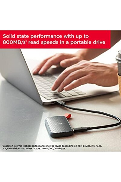 SanDisk محرك أقراص SSD خارجي محمول بسعة 1 تيرابايت