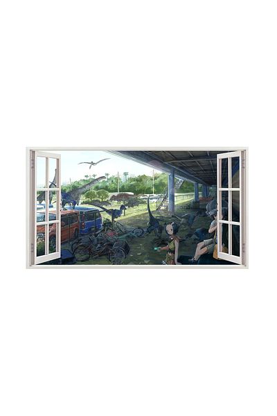 BV Decorative sticker with Dinosaurs, 85 cm, 4243ST