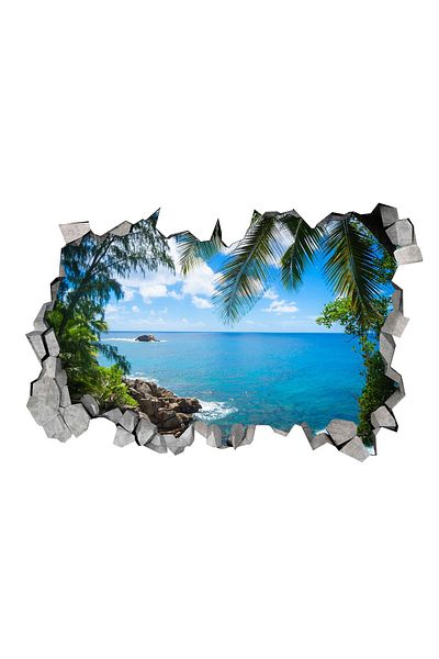 BV Decorative sticker, 3D hole in the wall, Large, 85 cm, 181STK-1