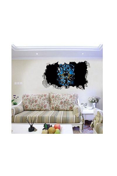 BV Decorative sticker, 3D hole in the wall, Dragon Ball, 85 cm, 1027STK-2