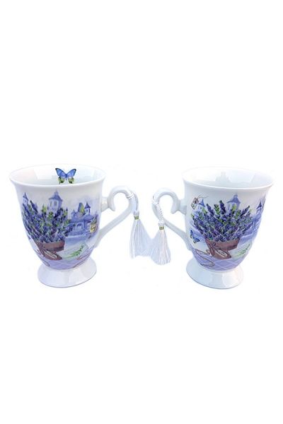 BV Set of 2 elegant cups, Lavender, 545E
