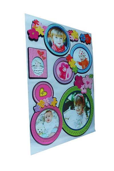 BV Decorative sticker, Circles with pictures, 45 cm, WX-EB007