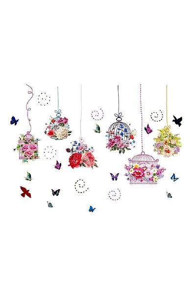 BV Decorative sticker, Flower cages, 150 cm, 776STK
