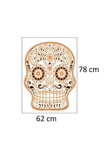 BV Decorative sticker, Skull, 78 cm, 216STK-9