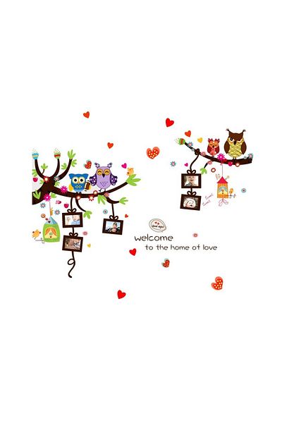 BV Decorative sticker, Owls 150 cm, 745PCS