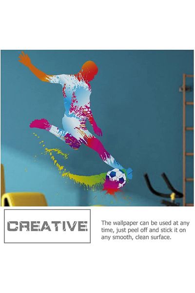 BV Decorative sticker with Football, 80 cm, 1128STK