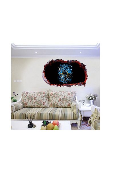 BV Decorative sticker, 3D hole in the wall, Dragon Ball, 85 cm, 1027STK-1