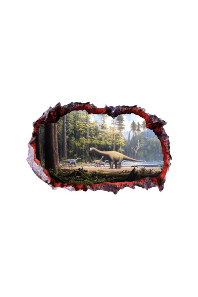 BV Sticker decorativ cu Dinozauri, 85 cm, 4425ST-1