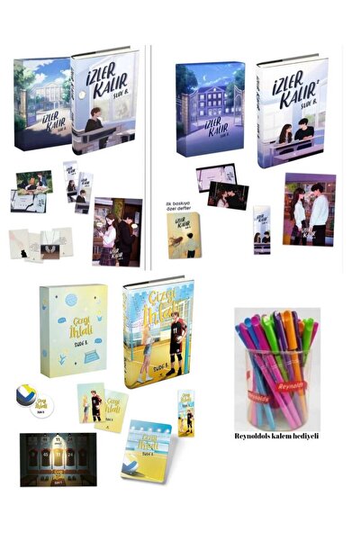 Pukka yayınları İzler Kalır 1 ve 2 Kutulu Ciltli / Çizgi İhlali Kutulu Cilti ...