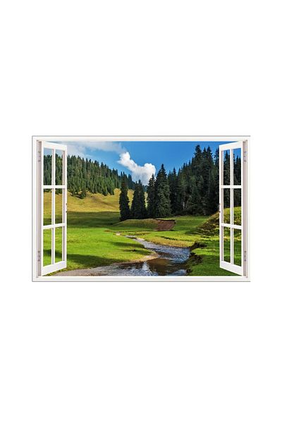 BV Decorative sticker, 3D window, Rau, 85 cm, 633STK