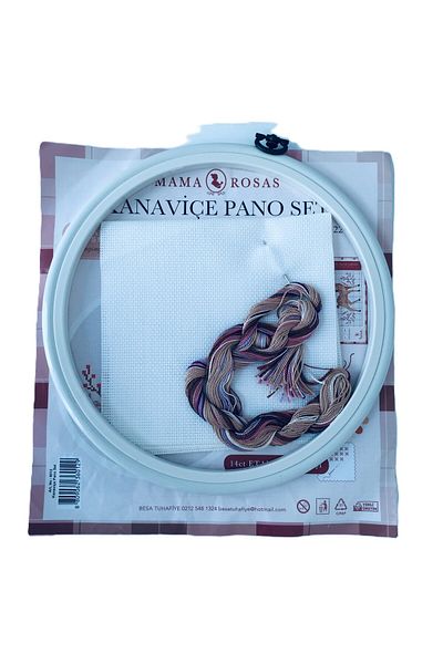 Besa Σετ Πίνακας Σταυροβελονιάς Mama Rosas & 22 cm