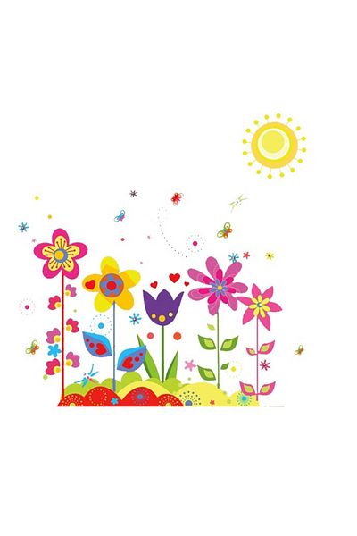 BV Decorative sticker, Flower, 90 cm, 711STK