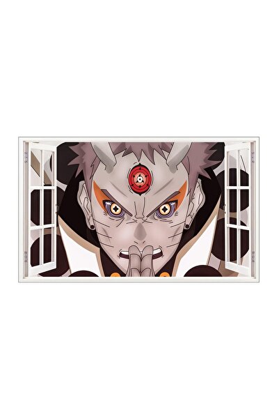BV Sticker decorativ, fereastra 3D, Naruto, 85 cm, 1053STK