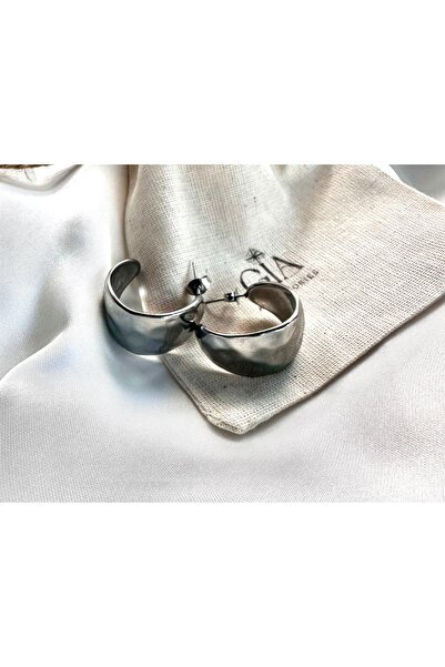 GİAccs. أقراط فضية مائلة