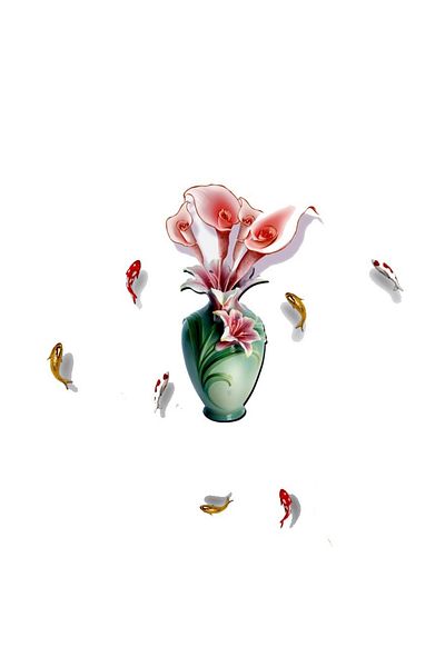 BV Decorative sticker, Vase with flowers, 65 cm, 814STK