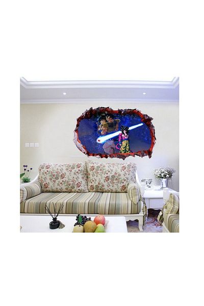 BV Decorative sticker, 3D hole in the wall, Dragon Ball, 85 cm, 1025STK-1