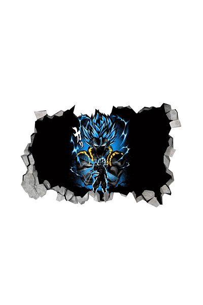 BV Decorative sticker, 3D hole in the wall, Dragon Ball, 85 cm, 1027STK-2