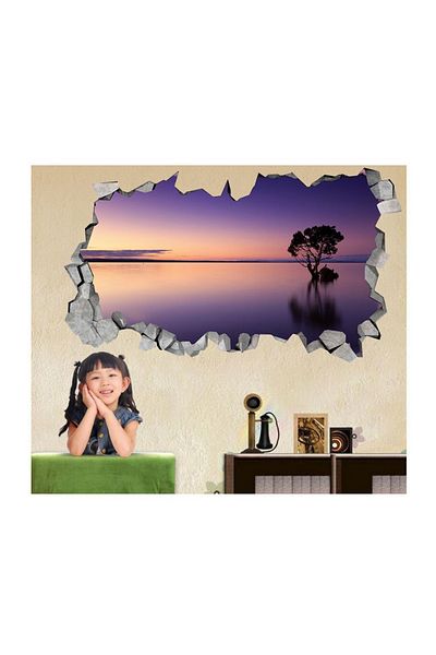 BV Decorative sticker, hole in the wall 3D, Ocean, 85 cm, 178STK-1