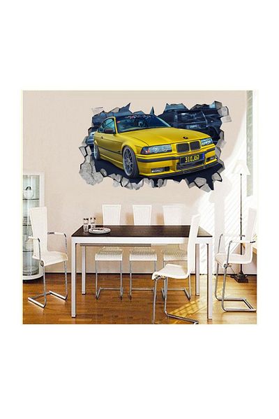 BV Decorative car sticker, 3D hole in the wall, 80 cm, 1010STK-1