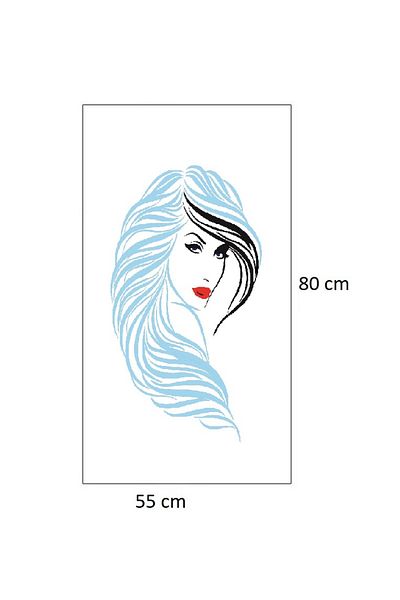 BV Decorative sticker, Woman, 80 cm, 215STK-7