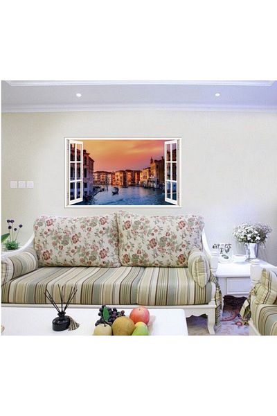 BV Decorative sticker, 3D Window, Vienna, 85 cm, 568PCS