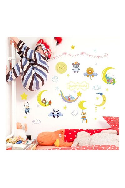 BV Decorative sticker, Little animals, Sweet dreams, 79 cm, 725PCS