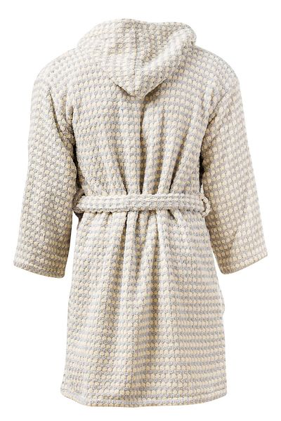 YURTLUS New Trend, Unisex Premium Bathrobe, 100% Cotton Special Design Extra Soft, Quick Dry, Chickpea