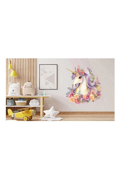 BV Decorative sticker, Unicorn, Multicolor, 62 cm, 1287STK-3