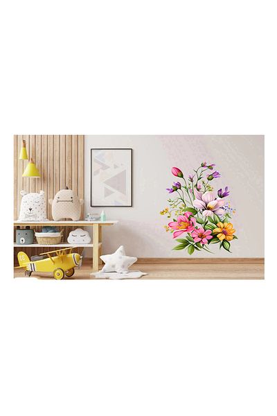 BV Decorative sticker, Flowers, Multicolor, 85 cm, 1216STK