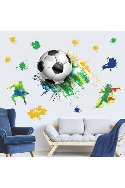 BV Decorative sticker with Football, 90 cm, 1123STK