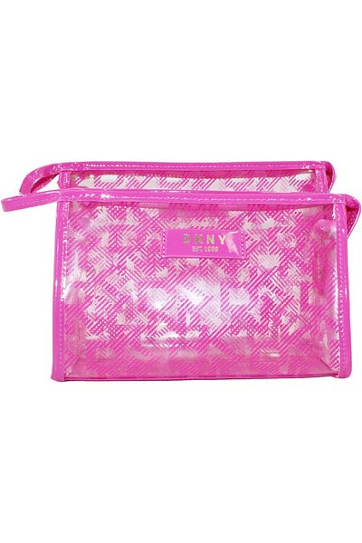 Dkny Lucid Dream Tstand Bags Cosmetic Bag, Travel Make up Bag Small, Small Waterproof and Lightweigh