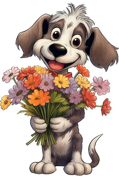 BV Decorative sticker, Dog, Multicolor, 87 cm, 1341STK-9