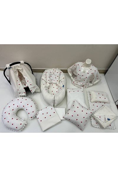 BUSEBABYHOME غطاء ووسادة لعربة الأطفال Babynest متعددة الأغراض، مجموعة مكونة من 15 قطعة