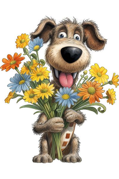 BV Decorative sticker, Dog, Multicolor, 74 cm, 1341STK-8