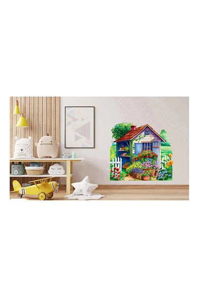 BV Decorative sticker, House, Multicolor, 61 cm, 1261STK-5