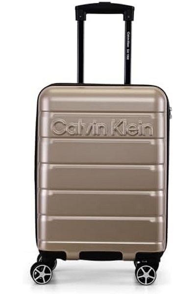 Calvin Klein Ridge Line Hardside Spinner Luggage On Wheels, Ultra Lightweight ABS, 4 Double Wheels with TSA Lock