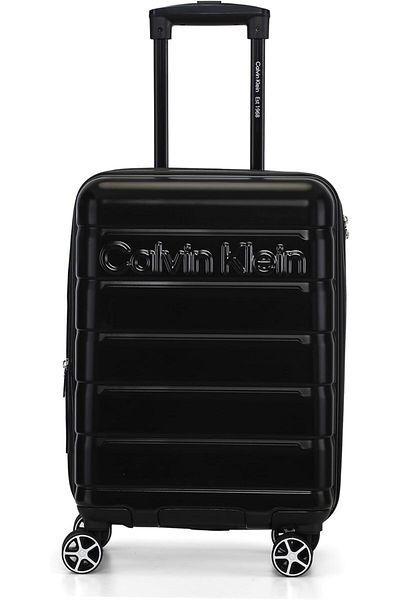 Calvin Klein Ridge Line Hardside Spinner Luggage On Wheels, Ultra Lightweight ABS, 4 Double Wheels with TSA Lock