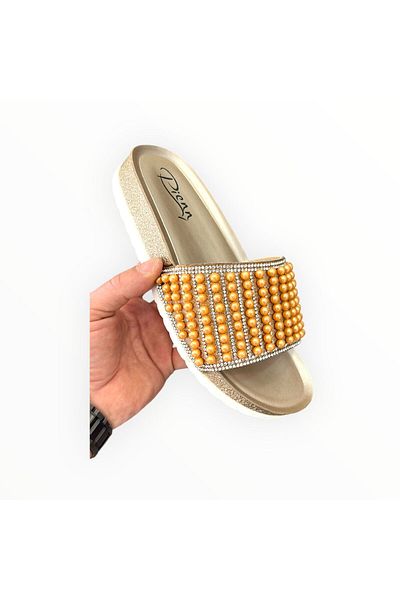 Aldina Nucci Beaded Women's Slippers # 1038
