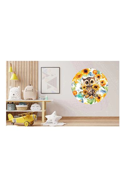 BV Decorative sticker, Owl, Multicolor, 60 cm, 1281STK