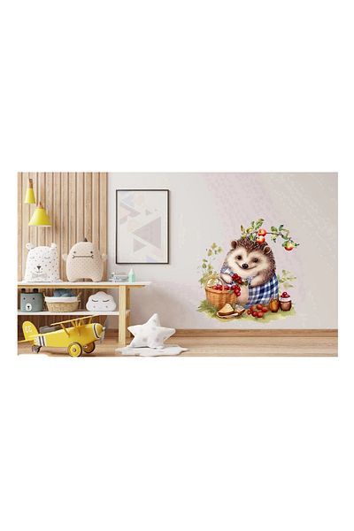 BV Decorative sticker, Hedgehog, Multicolor, 64 cm, 1276STK