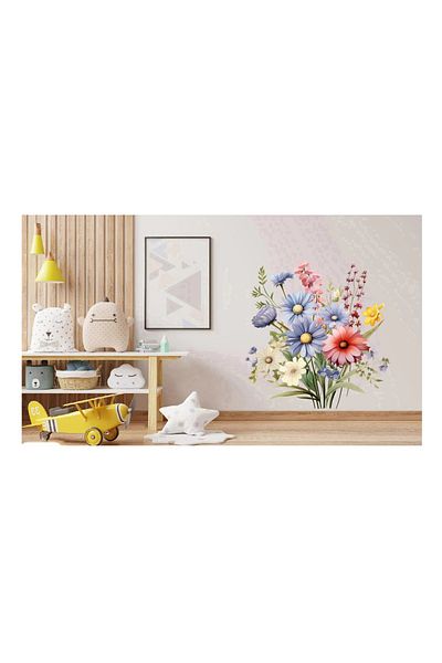 BV Decorative Sticker, Wild Flowers, Multicolor, 63 cm, 1319STK-8