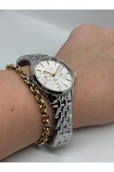 JG. Polo Club Jg.Polo Club Silver Color Steel Color-Unchanging Women's Watch
