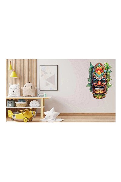 BV Decorative sticker, Mask, Multicolor, 90 cm, 1288STK-1