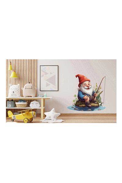 BV Decorative sticker, Happy Gnome, Multicolor, 65 cm, 1247STK-1