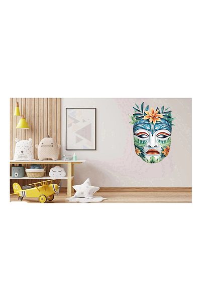 BV Decorative sticker, Mask, Multicolor, 78 cm, 1288STK-8