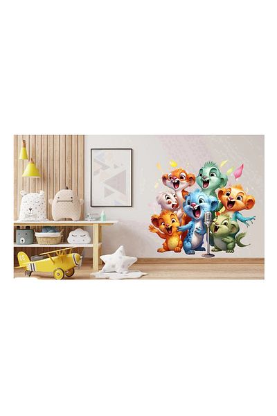 BV Decorative Sticker, Singing Animals, Multicolor, 67 cm, 1349STK-2